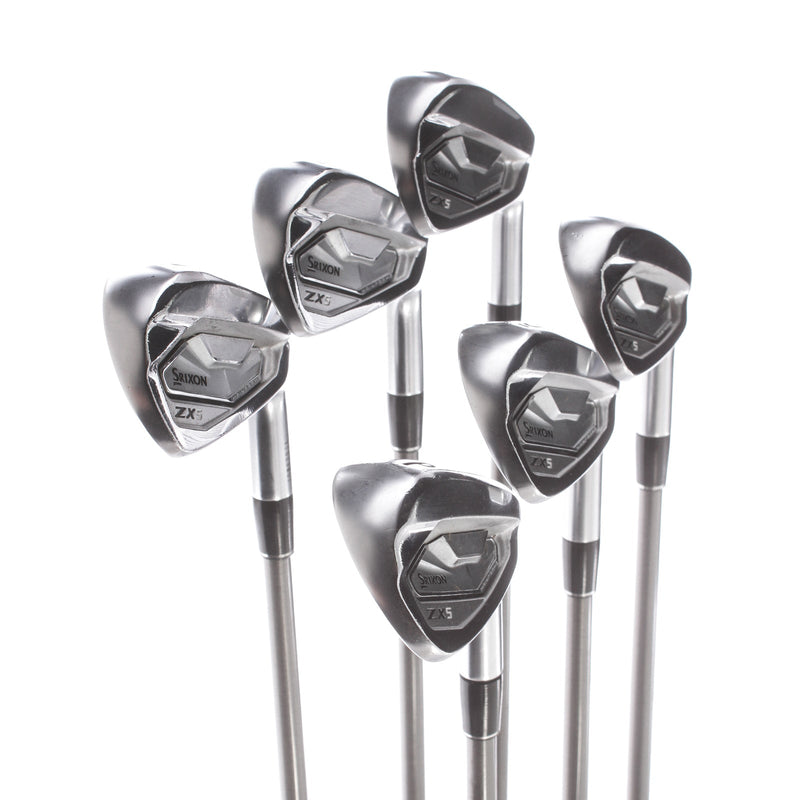 Srixon ZX5 MK II Graphite Mens Right Hand Irons 5-PW Stiff - SteelFiber i95