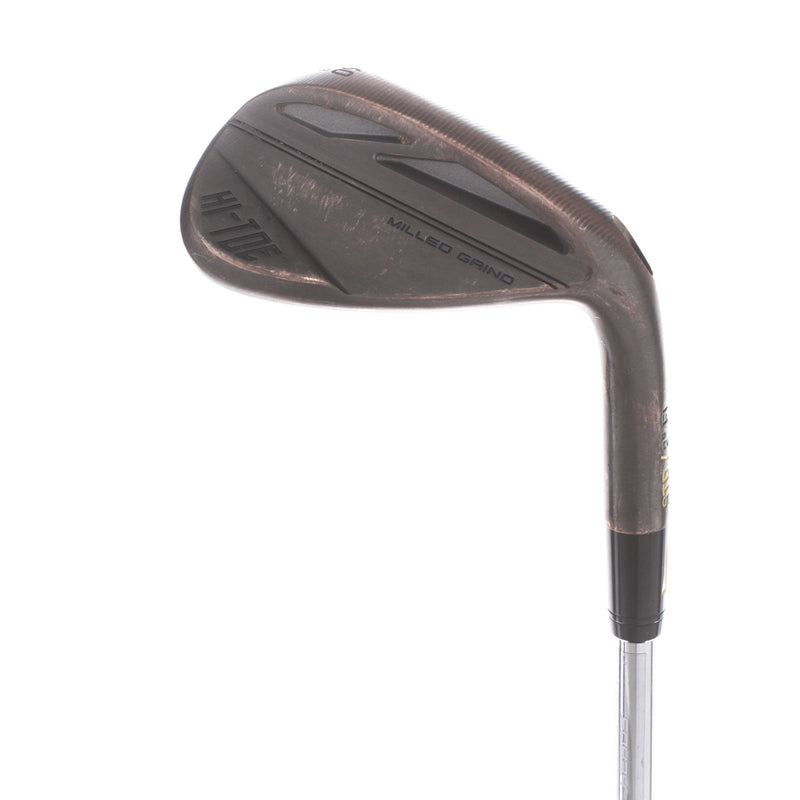 TaylorMade Milled Grind 3 Hi Toe Steel Mens Right Hand Lob Wedge 60* 2* Flat 13 Bounce Wedge - KBS Hi-Rev 2.0 115
