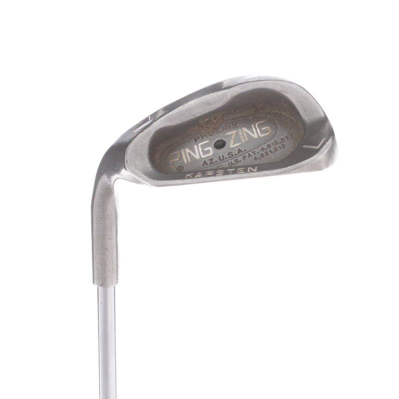 Ping Zing Steel Mens Left Hand Lob Wedge Black Dot 58* Regular - Ping Karsten