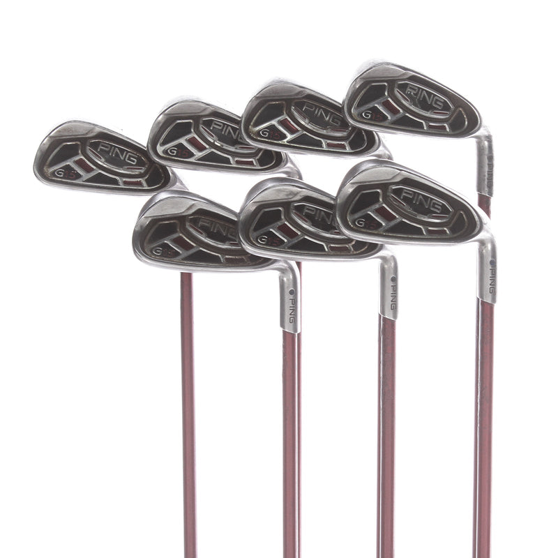 Ping G15 Graphite Mens Right Hand Irons 4-PW Blue Dot 1* Upright Soft Regular - Ping TFC 149 i