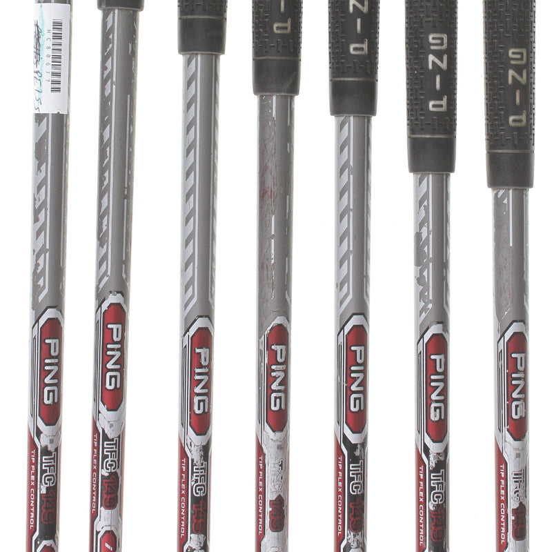 Ping G15 Graphite Mens Right Hand Irons 4-PW Blue Dot 1* Upright Soft Regular - Ping TFC 149 i