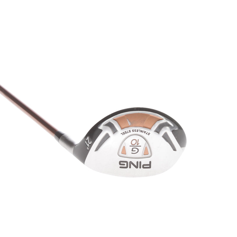 Ping G10 Graphite Mens Right Hand 3 Hybrid 21* Regular - Ping TFC 129 H