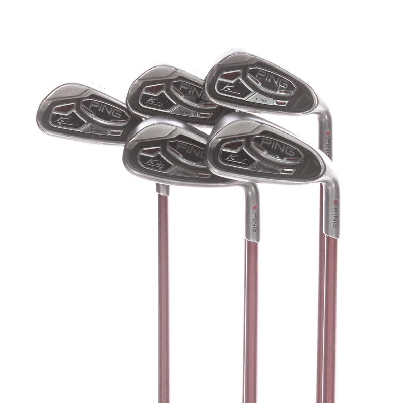 Ping K15 Graphite Mens Right Hand Irons 6-PW Red Dot 1* Flat Regular - Ping TFC 149 I