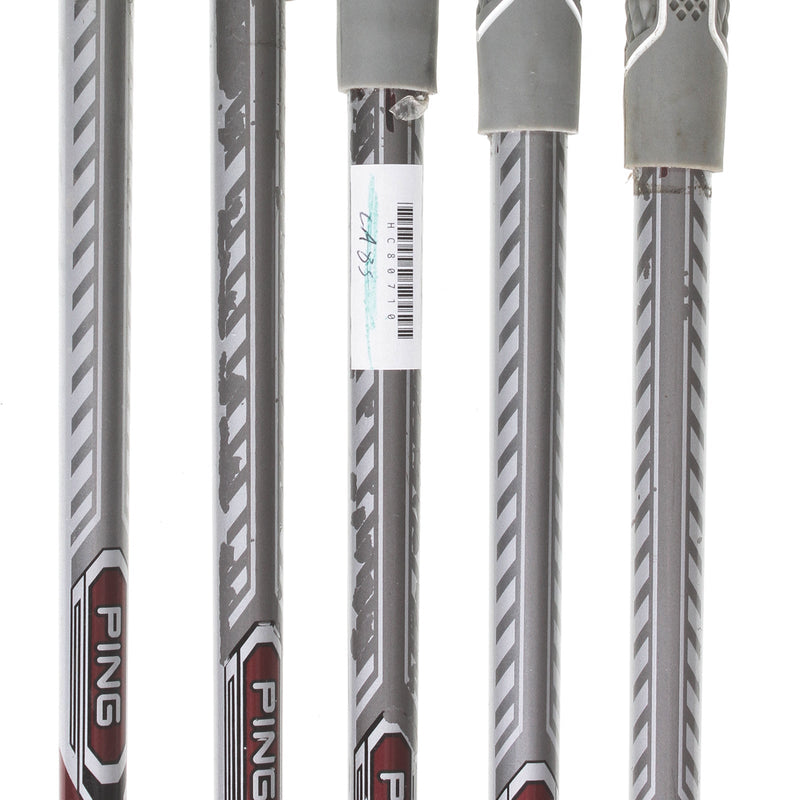 Ping K15 Graphite Mens Right Hand Irons 6-PW Red Dot 1* Flat Regular - Ping TFC 149 I