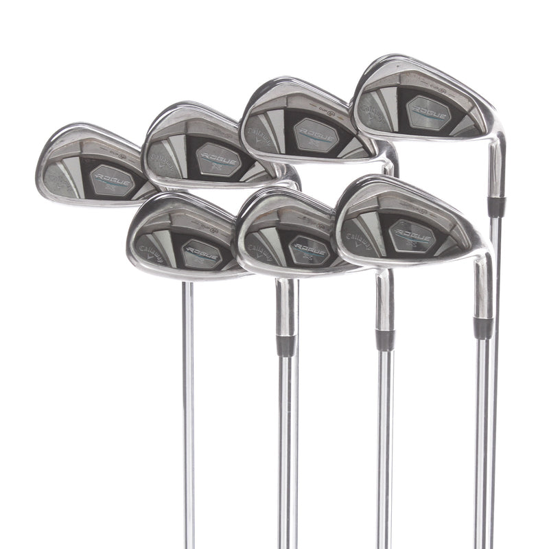 Callaway Rogue X Steel Mens Right Hand Irons 5-AW Regular - True Temper XP R300