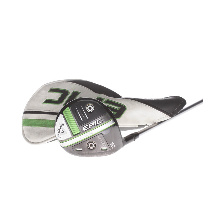 Callaway Epic Max Graphite Mens Left Hand Fairway 3 Wood 15* Extra Stiff - Tensei CK Series 75 Orange