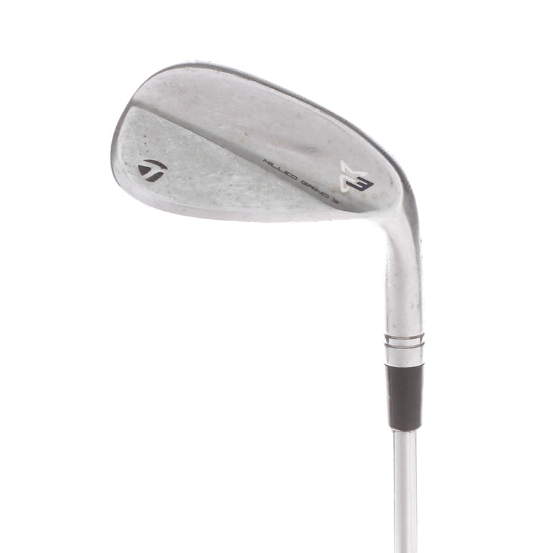 TaylorMade Milled Grind 3 Steel Mens Right Hand Gap Wedge 50* 9 Bounce SB Grind Stiff - Dynamic Gold S200