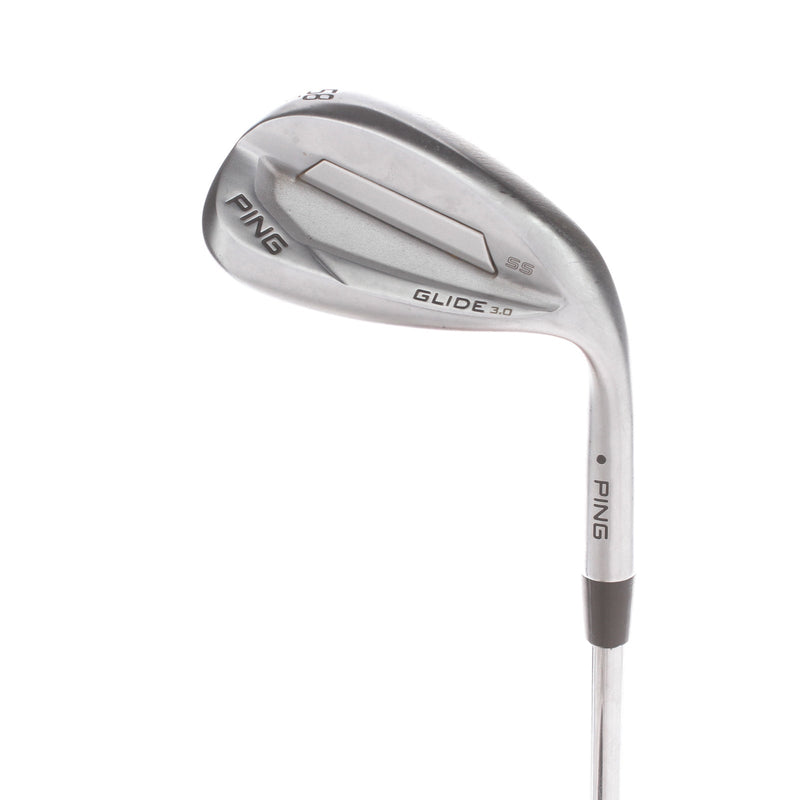 Ping Glide 3.0 Steel Mens Right Hand Lob Wedge Black Dot 58* 10 Bounce - Ping ZZ115