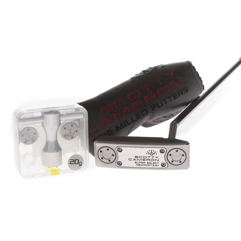 Scotty Cameron Super Select Newport 2.5+ Mens Right Hand Putter 34" Blade - Super Stroke Pistol GT 1.0