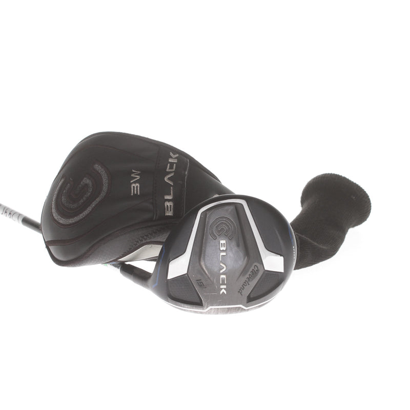 Cleveland CG Black Graphite Mens Right Hand Fairway 3 Wood 15* Regular - Bassara E45