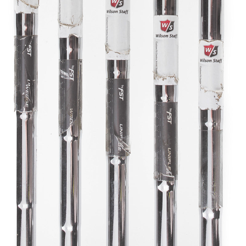 Wilson D350 Steel Mens Right Hand Irons 6-PW Uniflex - Wilson Staff SL80