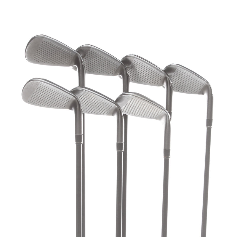 TaylorMade Speedblade Graphite Mens Left Hand Irons 5-SW Regular - TaylorMade Velox T 55g