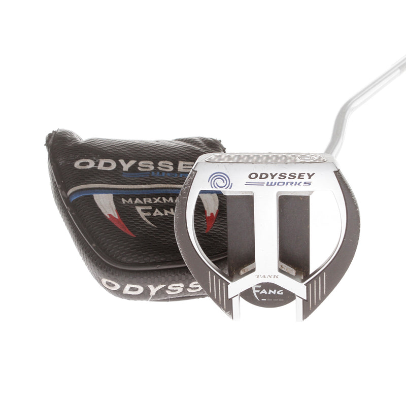 Odyssey Works 2-Ball Fang Mens Right Hand Putter 38" Mallet - Super Stroke
