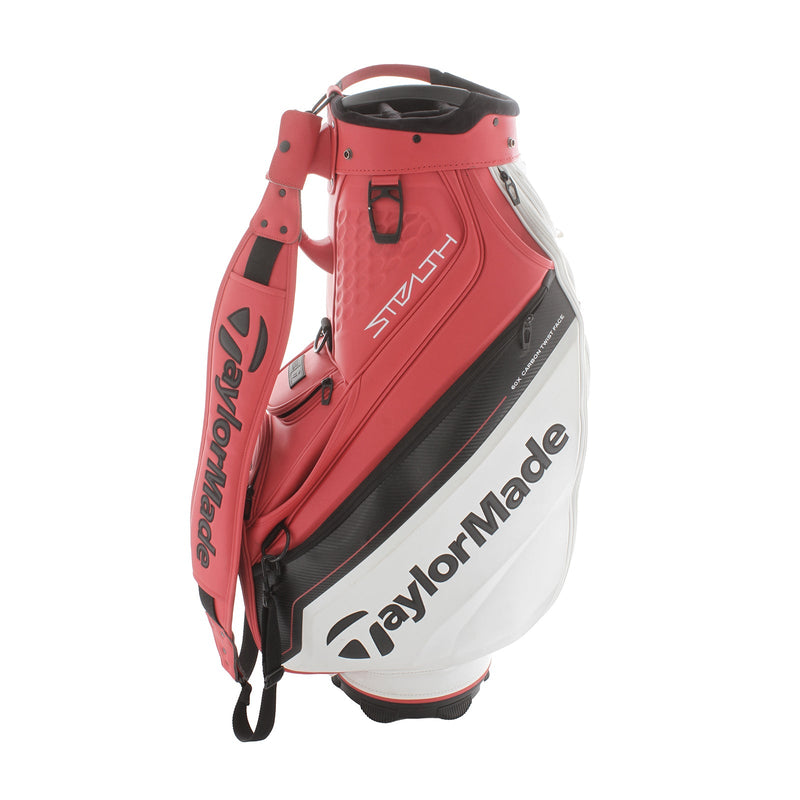TaylorMade Stealth 2 Tour Cart Bag - White/Black/Red