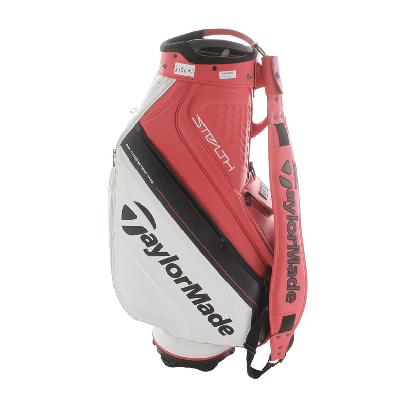 TaylorMade Stealth 2 Tour Cart Bag - White/Black/Red