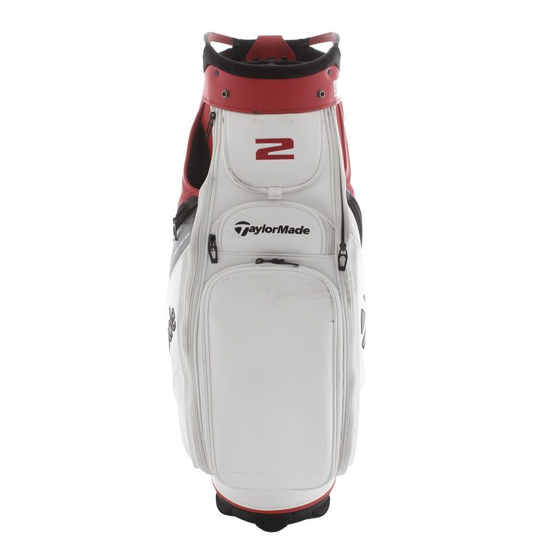 TaylorMade Stealth 2 Tour Cart Bag - White/Black/Red