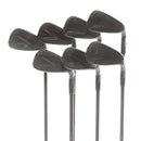 TaylorMade Stealth Black Steel Mens Right Hand Irons 5-AW Regular - KBS Max 85