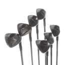 TaylorMade Stealth Black Steel Mens Right Hand Irons 5-AW Regular - KBS Max 85