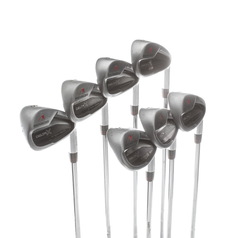 Benross Delta x Steel Mens Right Hand Irons 5-SW Regular - KBS Tour Lite