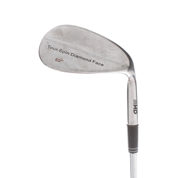 MD Tour Spin Diamond Face Steel Mens Right Hand Gap Wedge 52* Regular - True Temper