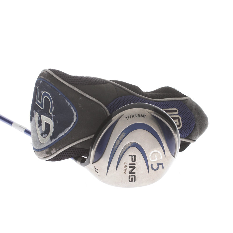 Ping G5 Graphite Mens Right Hand Driver 12* Regular - Grafalloy ProLaunch Blue 65