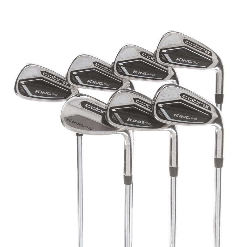 Cobra F8 Steel Mens Right Hand Irons 5-GW Regular - True Temper XP90