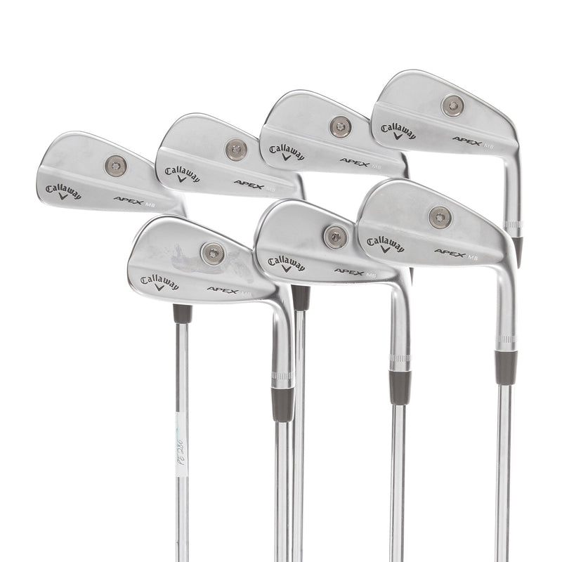 Callaway Apex 21 MB Steel Mens Right Hand Irons 4-PW Stiff - KBS Tour S