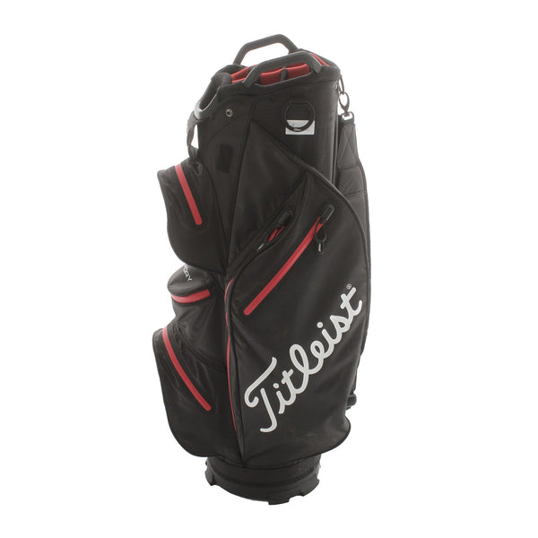 Titleist Stadry Cart Bag - Black/Red