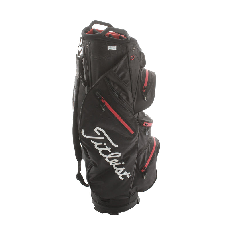 Titleist Stadry Cart Bag - Black/Red