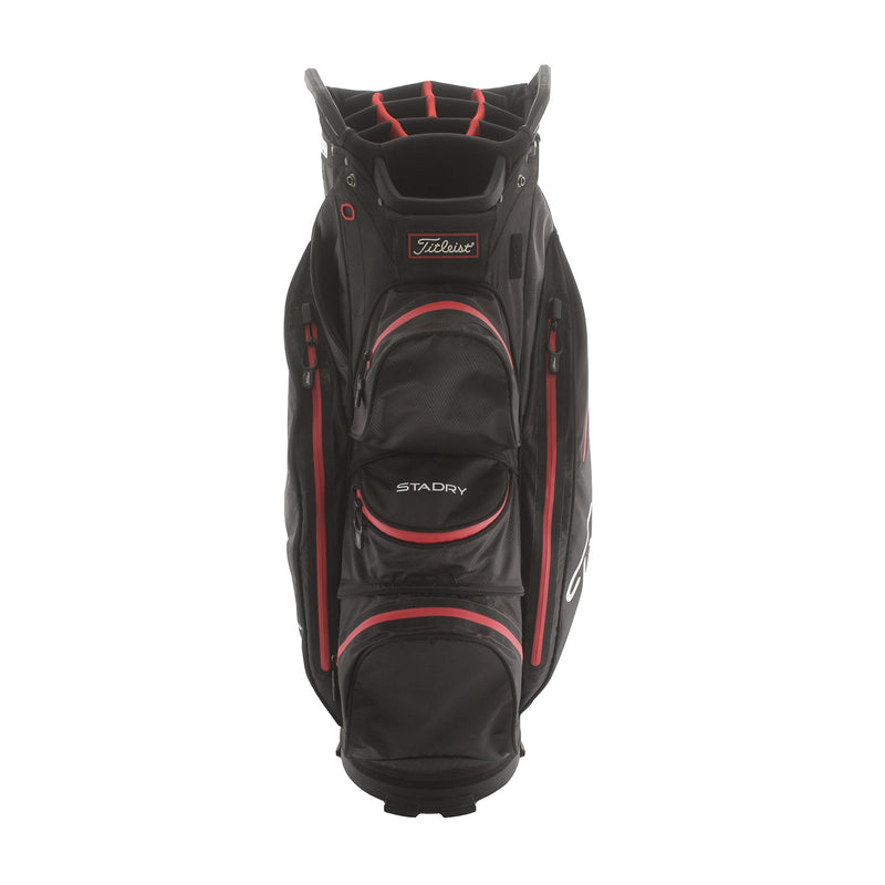 Titleist Stadry Cart Bag - Black/Red
