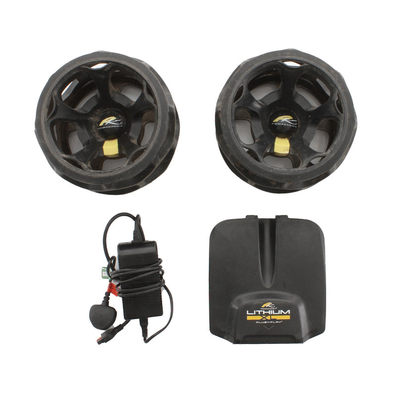 PowaKaddy FW3s 3-Wheel Electric Trolley 36 Hole Lithium - Black