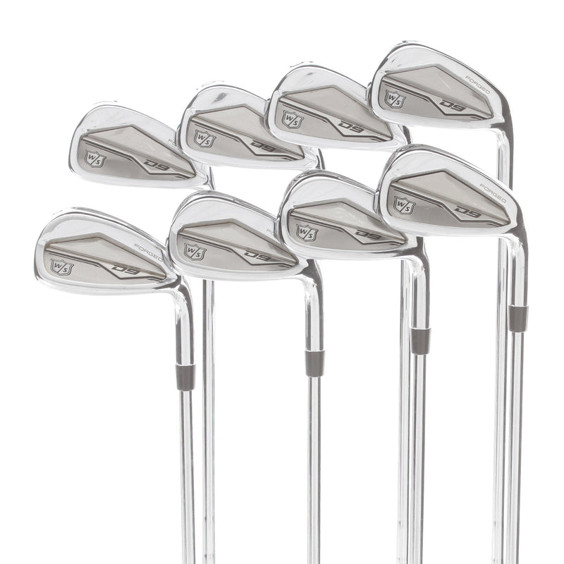 Wilson D9 Forged Steel Mens Right Hand Irons 4-GW Regular - KBS Tour Lite