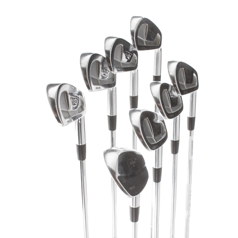 Mizuno T-Zoid Pro II Steel Mens Right Hand Irons 3-PW Stiff - Dynamic Gold S400