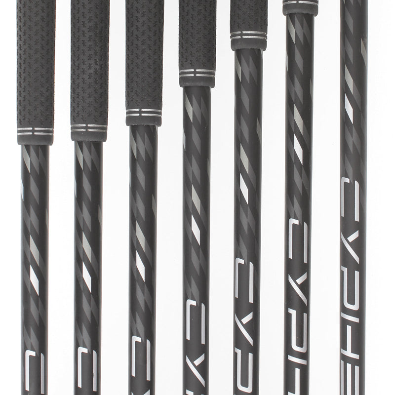 Callaway Paradym Ai Smoke HL Graphite Mens Left Hand Irons 5-GW Regular - Cypher Sixty 5.5