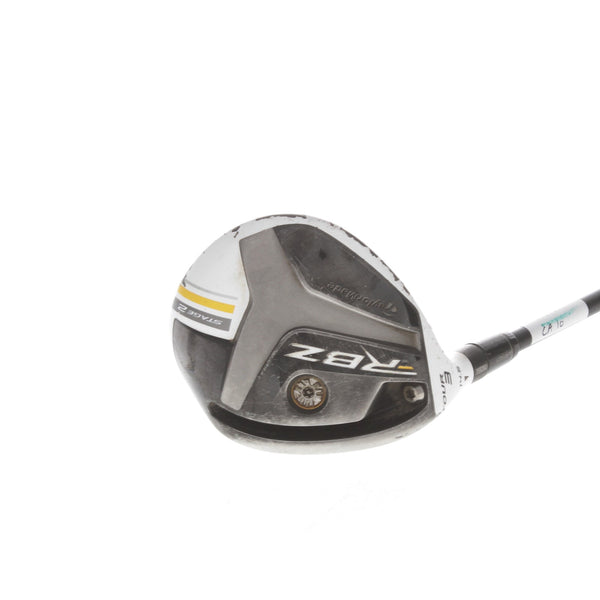 TaylorMade RBZ Stage 2 Graphite Mens Left Hand Fairway 3 Wood 14.5* Stiff - TaylorMade Matrix Ozik 80