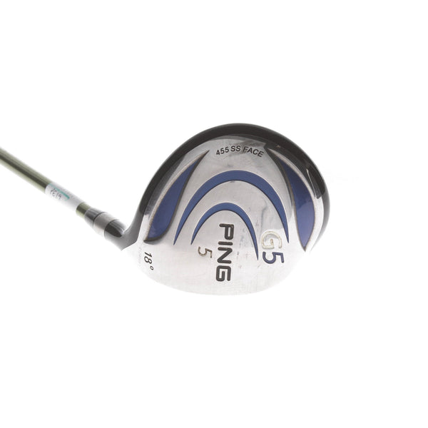 Ping G5 Graphite Mens Right Hand Fairway 5 Wood 18* Stiff - Aldila NV 75-S