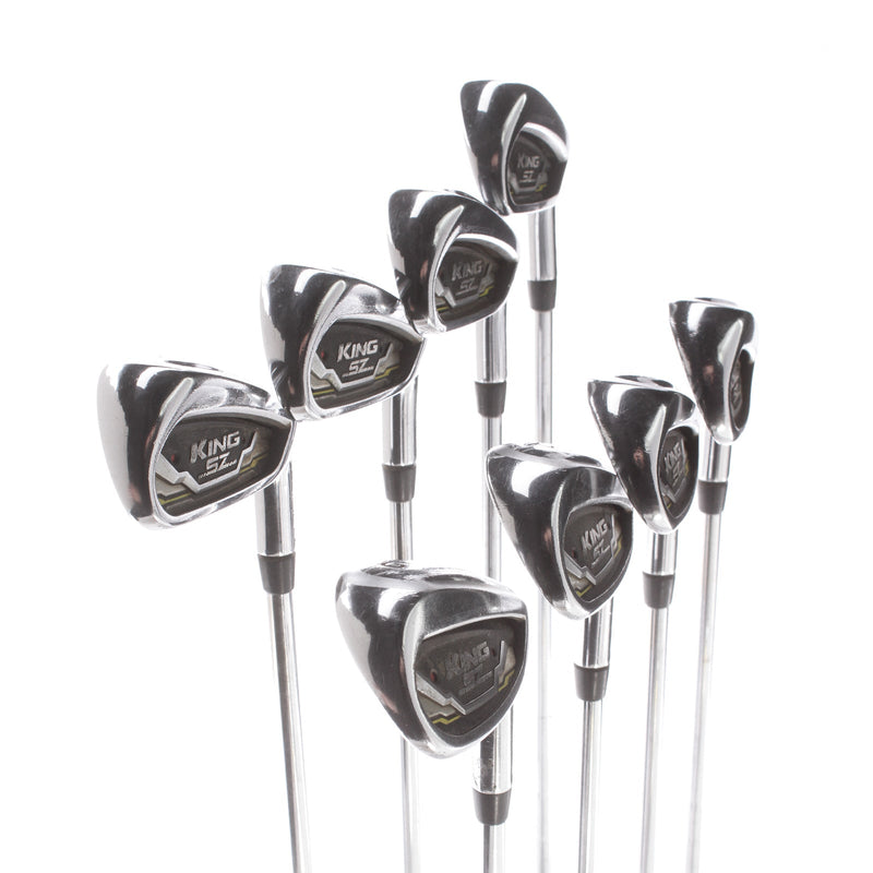 Cobra Speedzone Steel Mens Right Hand Irons 4-GW Stiff - KBS Tour 90