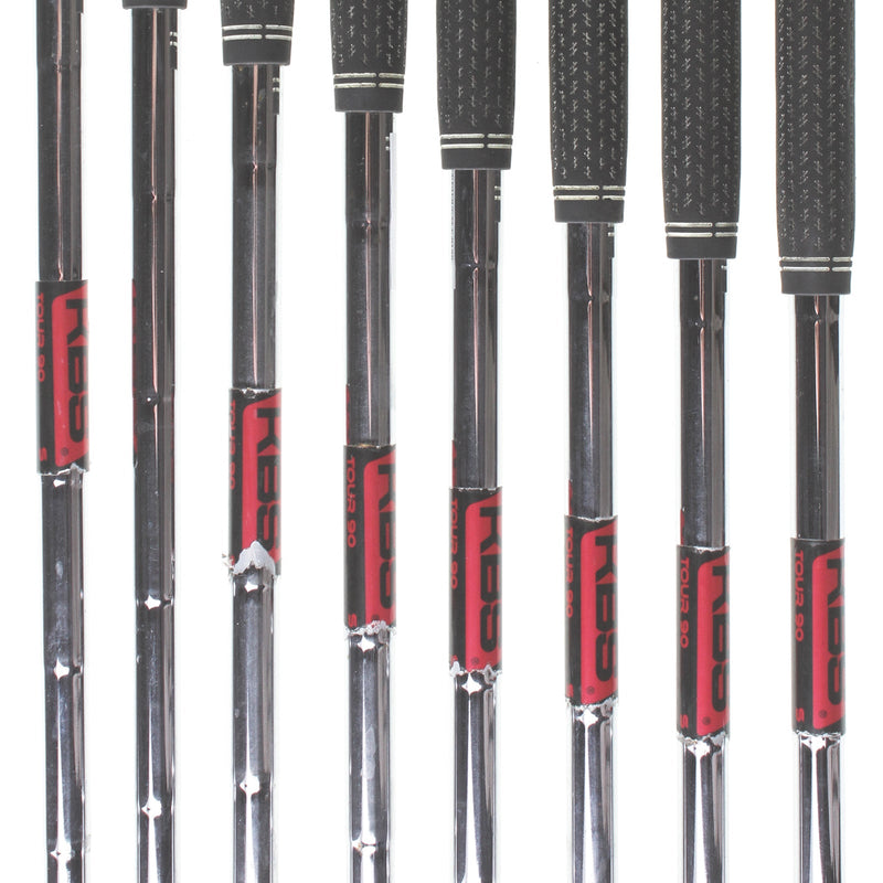 Cobra Speedzone Steel Mens Right Hand Irons 4-GW Stiff - KBS Tour 90