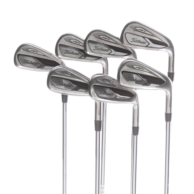 Titleist 718 AP1 Steel Mens Right Hand Irons 5-GW Regular - AMT Red R300