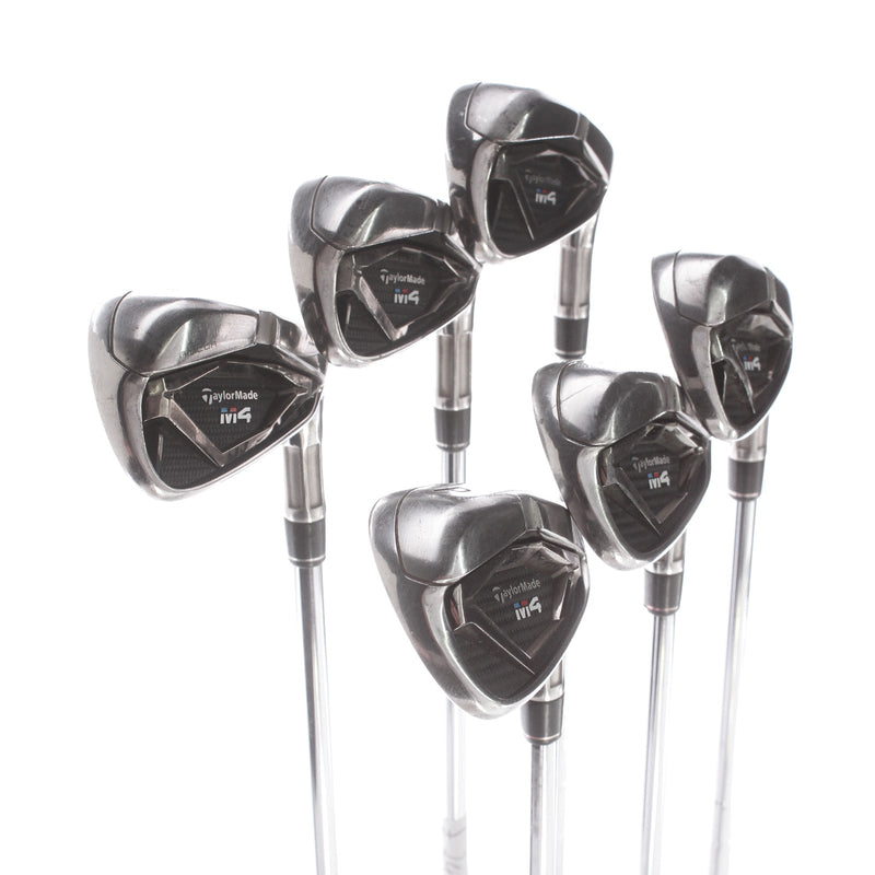 TaylorMade M4 Steel Mens Right Hand Irons 5-PW Stiff - KBS Tour