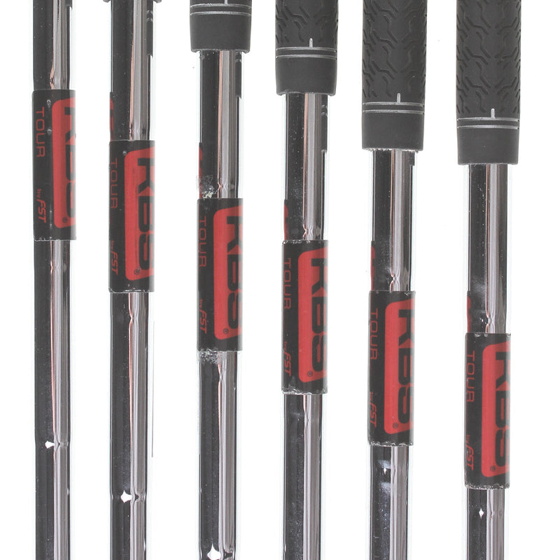 TaylorMade M4 Steel Mens Right Hand Irons 5-PW Stiff - KBS Tour