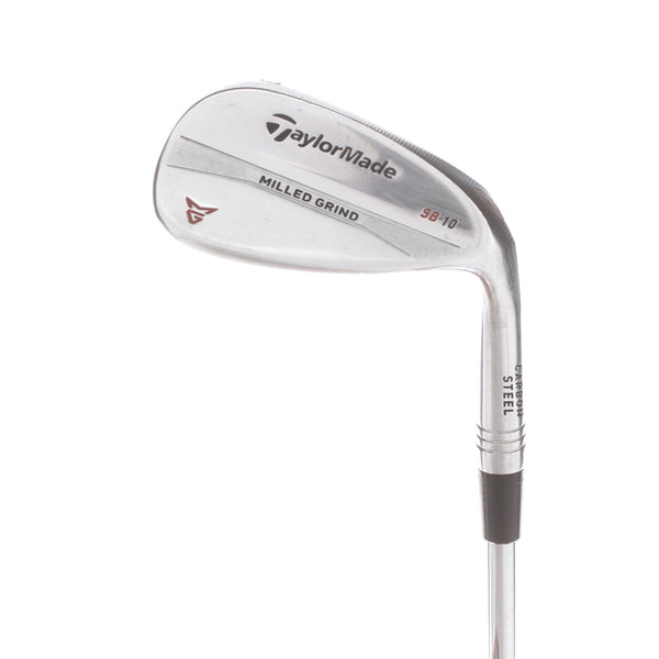 TaylorMade Milled Grind Steel Mens Right Hand Lob Wedge 60* 10 Bounce SB Grind Regular - Dynamic Gold R300