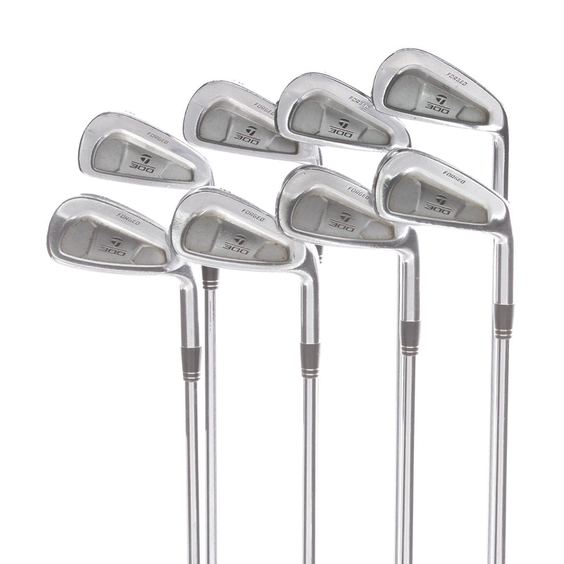 TaylorMade 300 Forged Steel Mens Right Hand Irons 3-PW Senior - Rife Precision FCM 5.0