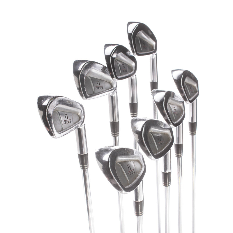 TaylorMade 300 Forged Steel Mens Right Hand Irons 3-PW Senior - Rife Precision FCM 5.0