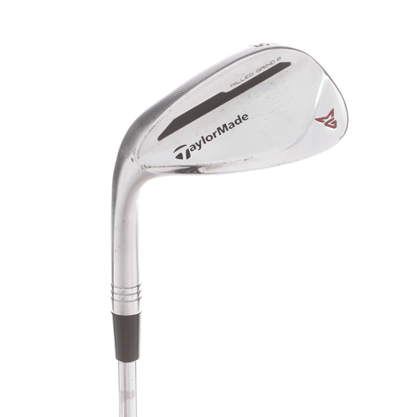 TaylorMade Milled Grind 2 Steel Mens Left Hand Gap Wedge 52* 9 Bounce SB Grind Stiff - Dynamic Gold S200