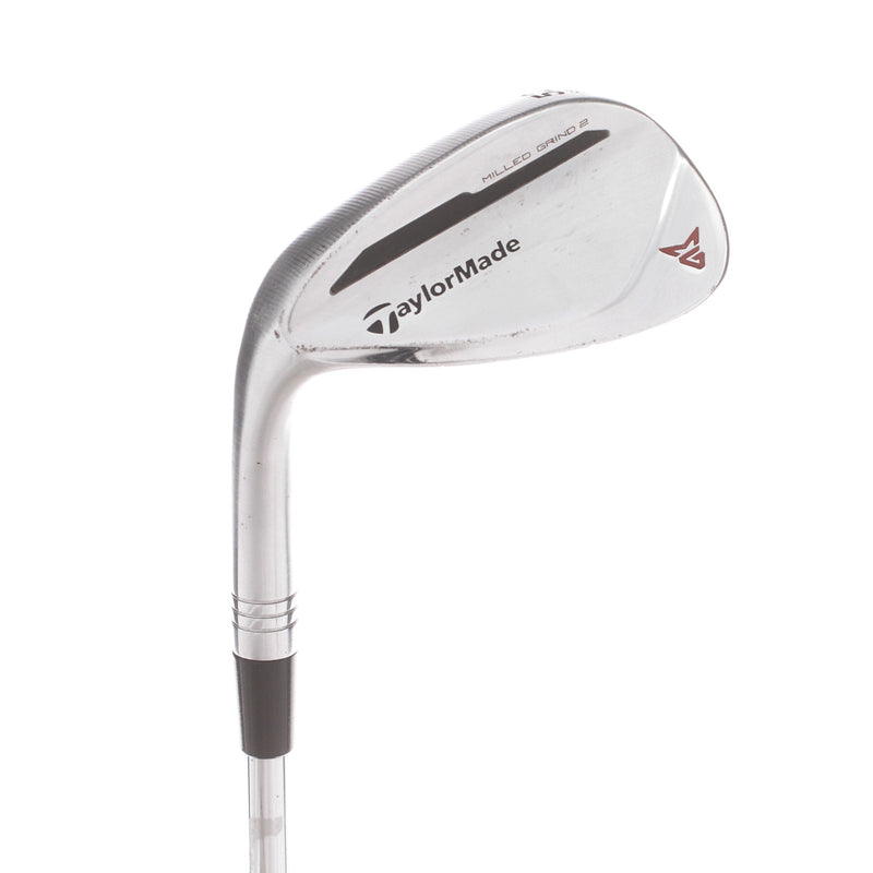TaylorMade Milled Grind 2 Steel Mens Left Hand Gap Wedge 52* 9 Bounce SB Grind Stiff - Dynamic Gold S200