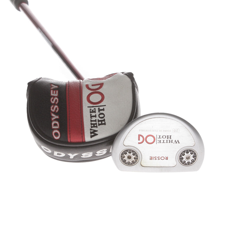 Odyssey White Hot OG Rossie Mens Right Hand Putter 35" Mallet - Odyssey Stroke Lab Odyssey