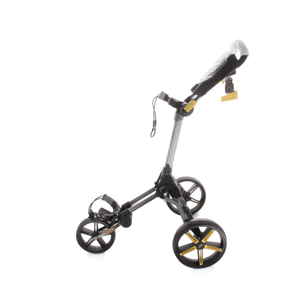 PowaKaddy Micra 3-Wheel Push/Pull Trolley - Black