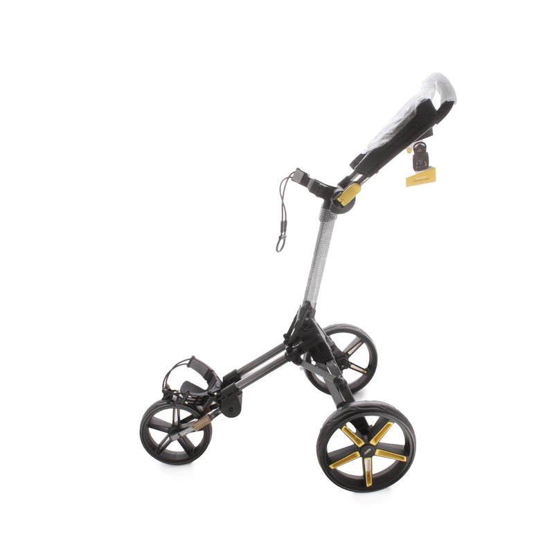 PowaKaddy Micra 3-Wheel Push/Pull Trolley - Black
