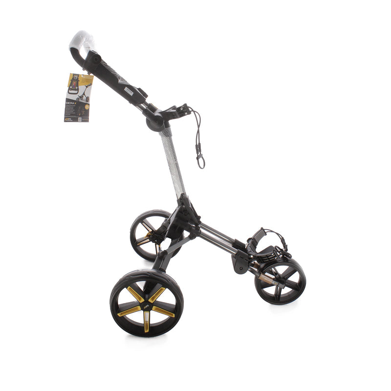 PowaKaddy Micra 3-Wheel Push/Pull Trolley - Black